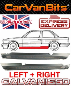 PANEL CARROCERÍA DE REPARACIÓN DE UMBRAL COMPLETO PARA BMW 3 E30 82-94 MARCA KLOKKERHOLM 2 PUERTAS - Imagen 1 de 9