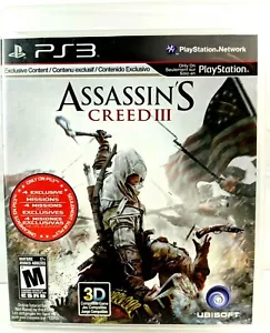 PS3 Assassin's Creed III Videospiel ausgereift 17 exklusive Inhalte komplett - Bild 1 von 5