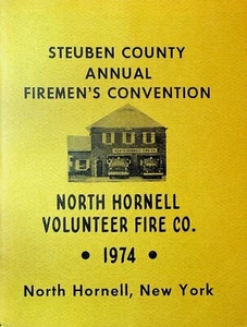 Steuben County NY Annual Fireman's Convention Program 1974 North Hornell VFD - Picture 1 of 4