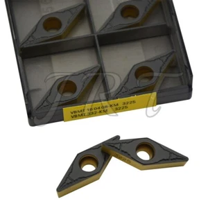 10pcs CNC VBMT160408-KM 3225 VBMT332-KM 3225 Carbide Turning Inserts - Picture 1 of 5