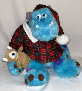 Disney Store Monsters Inc Sully Holiday Morning Peluche Pijama Camisa 12" - Imagen 1 de 12