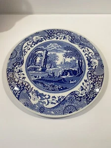 SPODE Blue Italian Camilla Round Cheese Dish 11” - Picture 1 of 4