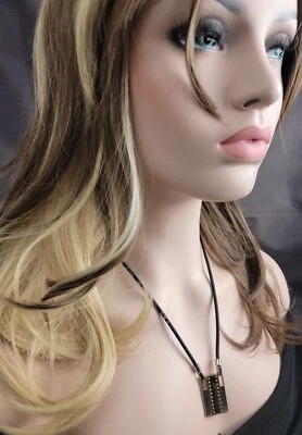 Collar de cuerda Rochet Siderale Techno tono dorado acero inoxidable colgante 1" 20" Foto 1 de 4