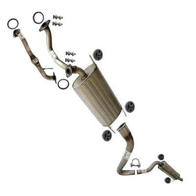 Exhaust Kit w/ Hangers + Bolts fits: 98-06 Lx 470 Land Cruiser Foto 1 de 4