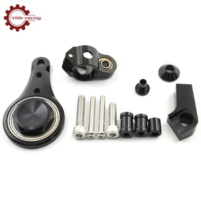 Kits de montaje de soporte amortiguador de dirección CNC para Kawasaki Ninja ZX636 ZX6R 2005-2006 Foto 1 de 4