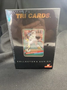 Rickey Henderson 1992 Dad's Kids Tri Cards 3D Collector's Series Sealed RARE QVC - Picture 1 of 7