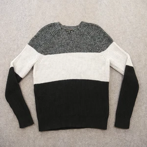 Banana Republic Pullover Herren mittelgrau schwarz Pulli Strick Rundhals - Bild 1 von 13