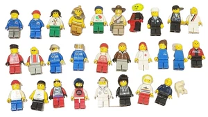 LEGO City Minifigures – Lot of 28 (Pharaoh, Cowboy, Auto Repair, etc.) - Picture 1 of 10