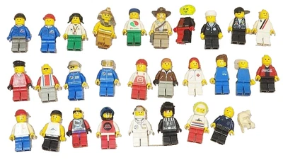 LEGO City Minifigures – Lot of 28 (Pharaoh, Cowboy, Auto Repair, etc.) - Image 1 of 4