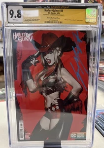 Harley Quinn #38 CGC 9.8 Firmada Sozomaika Variante del Mes de la Historia de la Mujer - Imagen 1 de 3