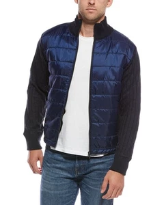 Report Collection Quilted Knit Sweater Jacket Men's - Picture 1 of 7