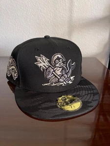 Norfolk Tides 7 7/8 New Era 59fifty Fitted Hat Camo Brim MiLB Minor League - Picture 1 of 6