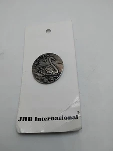 JHB INTERNATIONAL Metall Schwanenschaft Knopf 1" 95097 - Bild 1 von 3