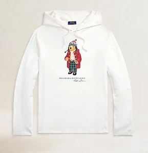🔥$85🔥Polo Ralph Lauren Polo Bear Jersey Hooded T-Shirt (Size XXL) - Picture 1 of 6