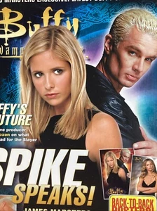 Buffy The Vampire Slayer Magazine 2004 Poster Issue #12 Gellar Spike Hot Stuff - Picture 1 of 24