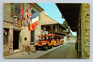 Postcard Quaint Old St. George Street St. Augustine Florida - Picture 1 of 2