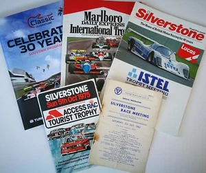 Silverstone Circuit Race Programmes 1948 to 1999 - F1, F5000, F2, F3, BTCC, GT's - Picture 1 of 288