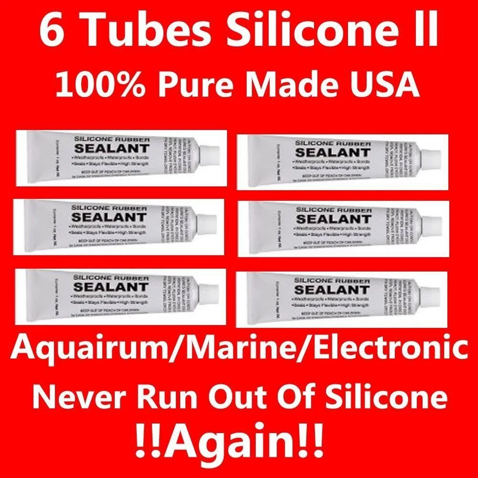 Fresh Tubes Food Grade Silicone Sealant Adhesive Clear 6 Ounces - Image 1 of 1