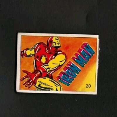 IRON MAN 1980 Marvel Super Heroes Sticker Venezuela #20 - Image 1 of 2