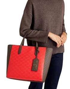 Michael Kors Tasche Handtasche Sinclair Large Ew Grab Tote Bag Sangria Neu - Bild 1 von 11