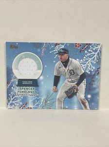 2023 Topps Holiday Spencer Torkleson Relic #RC-ST Detroit Tigers