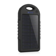 5000mAh Dual USB Waterproof Solar Power Bank Battery Charger For cell Phone