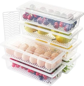SOUJOY 6er Pack Frischhaltedosen für Kühlschrank Produkt Sparbehälter - Bild 1 von 2