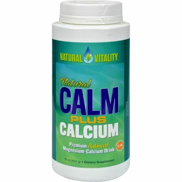 Natural Vitality Natural Calm Plus Calcium Powder, Unflavored - 16oz