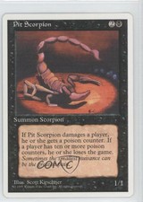 1995 Magic: The Gathering - Core Set: 4th Edition Pit Scorpion 8p2