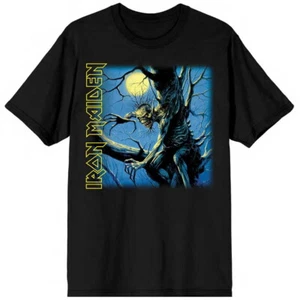 Iron Maiden Fear Of The Dark Album Tracklisting Black T-Shirt OFFICIAL - Picture 1 of 2
