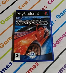 PS2 NEED FOR SPEED UNDERGROUND PLAYSTATION 2 ITALIENISCH KOMPLETT DISC NEU - Bild 1 von 4