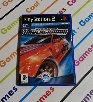 PS2 NEED FOR SPEED UNDERGROUND PLAYSTATION 2 ITALIANO COMPLETO DISCO NUOVO - Bild 1 von 4
