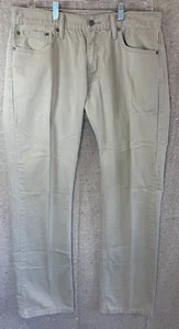 Levis 514 Hose Herren 33 Beige Khaki Canvas Straight Fit 33X32 - Bild 1 von 6