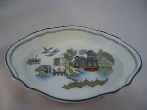 Wedgwood Chinesische Legende Silber Tablett Schmuckschale Bone China 1. Qualität Britisch - Bild 1 von 4