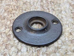 1 13/16" antikes Gusseisen Rosettenschild für Türknauf - Bild 1 von 5