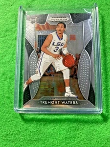 TREMONT WATERS SILVER CHROME ROOKIE CARD JERSEY#3 LSU TIGERS 2019 Prizm DP - Picture 1 of 12