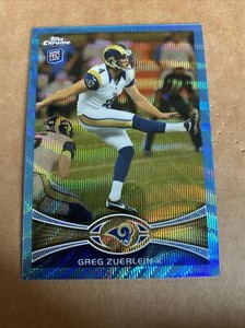 2012 Topps Chrome Blue Wave Refractors #BW-197 Greg Zuerlein Rookie Rc