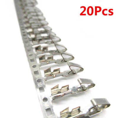 20Pcs CH 3.96mm Pitch Wire Connector Crimp Terminals Tin-plated Contact Spring - Image 1 of 4