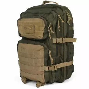 Paquete táctico Mil-Tec MOLLE (verde y coyote, grande) de Japón - Imagen 1 de 4