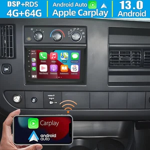 7'' Touch Screen Car Stereo For GMC Savana 2008-2024 Android13 CarPlay Radio GPS - Picture 1 of 22