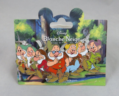 Disney Disneyland Paris Pin - Snow White And The 7 Dwarfs - Seven Dwarfs Group • 18.70$