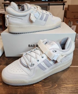 Adidas Bad Bunny x Forum Buckle Low ‘Last Forum’ White HQ2153 Size 11.5 Ships WW - Picture 1 of 10