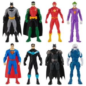 Batman 8 Pack 15cm DC Batman Action Figures Ages 3+ New Toy Superman Joker Flash - Picture 1 of 2