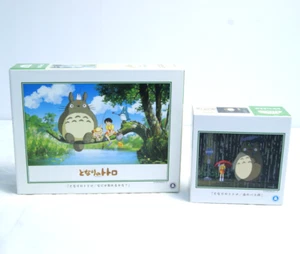 Studio Ghibli My Neighbor Totoro Puzzle Fishing Day (500 PC) + Bus Stop (108 PC) - Picture 1 of 11