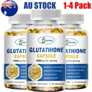 360 Capsule L-Glutathione 1000mg Natural Antioxidant Anti-Aging Skin Whitening - Bild 1 von 10
