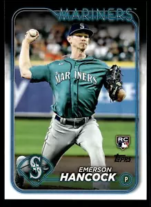 2024 Topps #39 Emerson Hancock Rookie Seattle Mariners - Picture 1 of 2