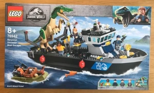LEGO Jurassic World Baryonyx Dinosaur Boat Escape 76942 Toy Building Kit 308 pcs - Picture 1 of 2