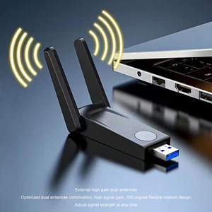 USB Wireless Network Adapter Dual Band 2.4G 5G 150Mbps Wireless Transmitter - Picture 1 of 21