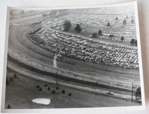Indianapolis 500 Luftbild Autos auf Rennstrecke 30. Mai 1970 Indy 500 Zeitungsfoto - Bild 1 von 1
