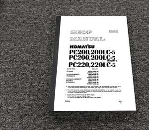 Komatsu PC200-5 PC200LC-5 Mighty Excavator Shop Service Repair Manual 58019-Up - Picture 1 of 1